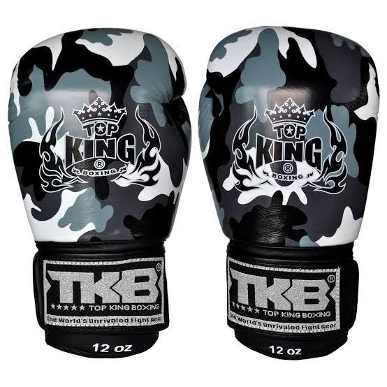 Боксерские перчатки Top King Camouflage TKBGEM-03 Серый — изображение 2