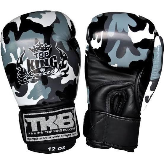 Боксерские перчатки Top King Camouflage TKBGEM-03 Серый