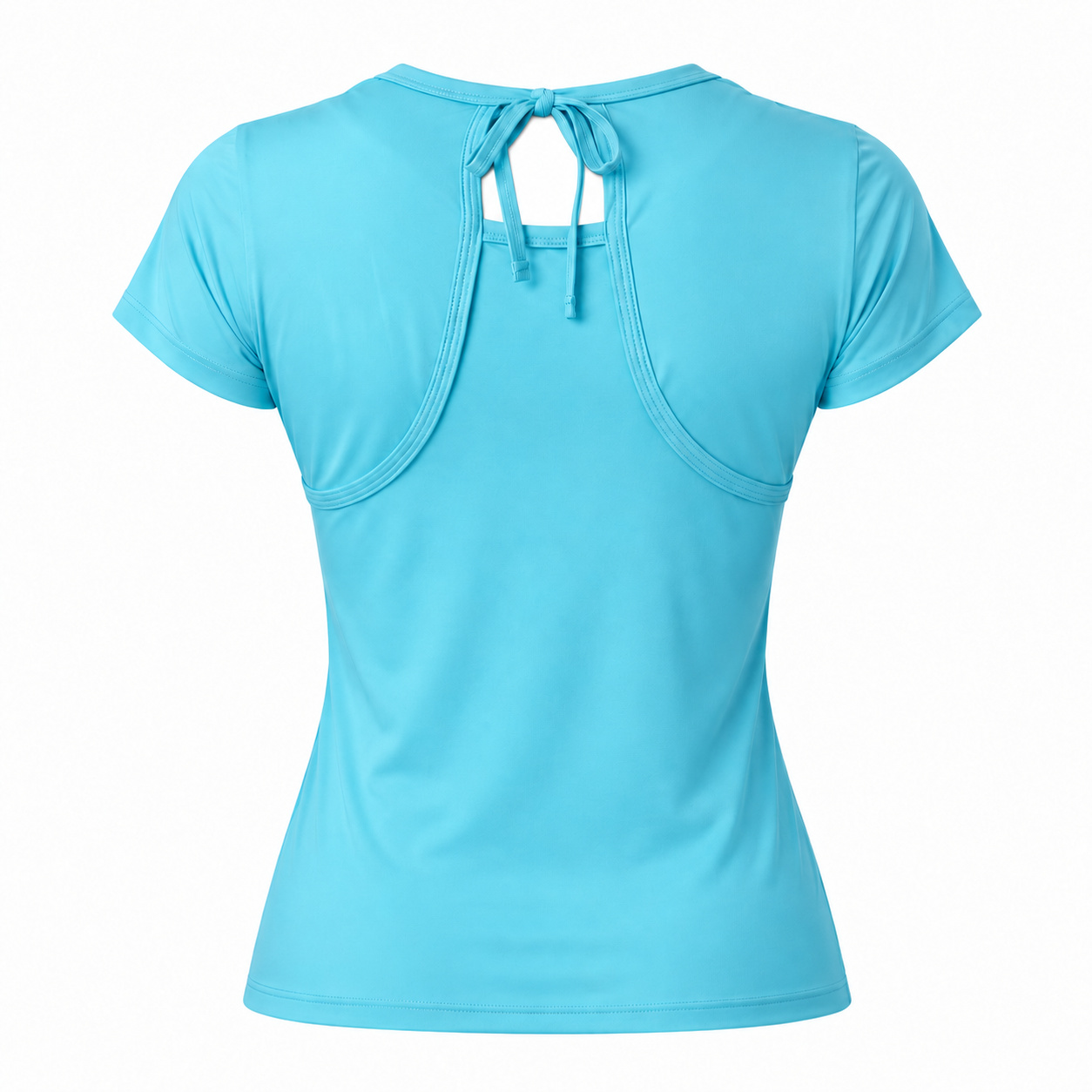 Футболка Adidas 1021 3SA CORE FIT TEE Бирюзовый — изображение 2