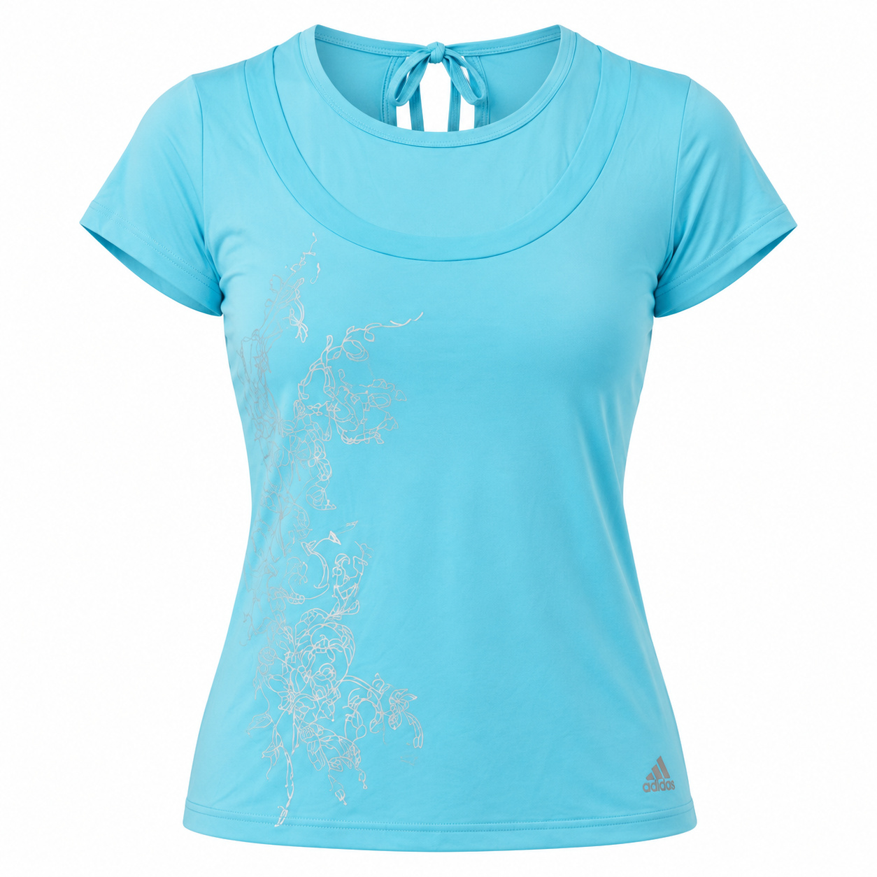 Футболка Adidas 1021 3SA CORE FIT TEE Бирюзовый