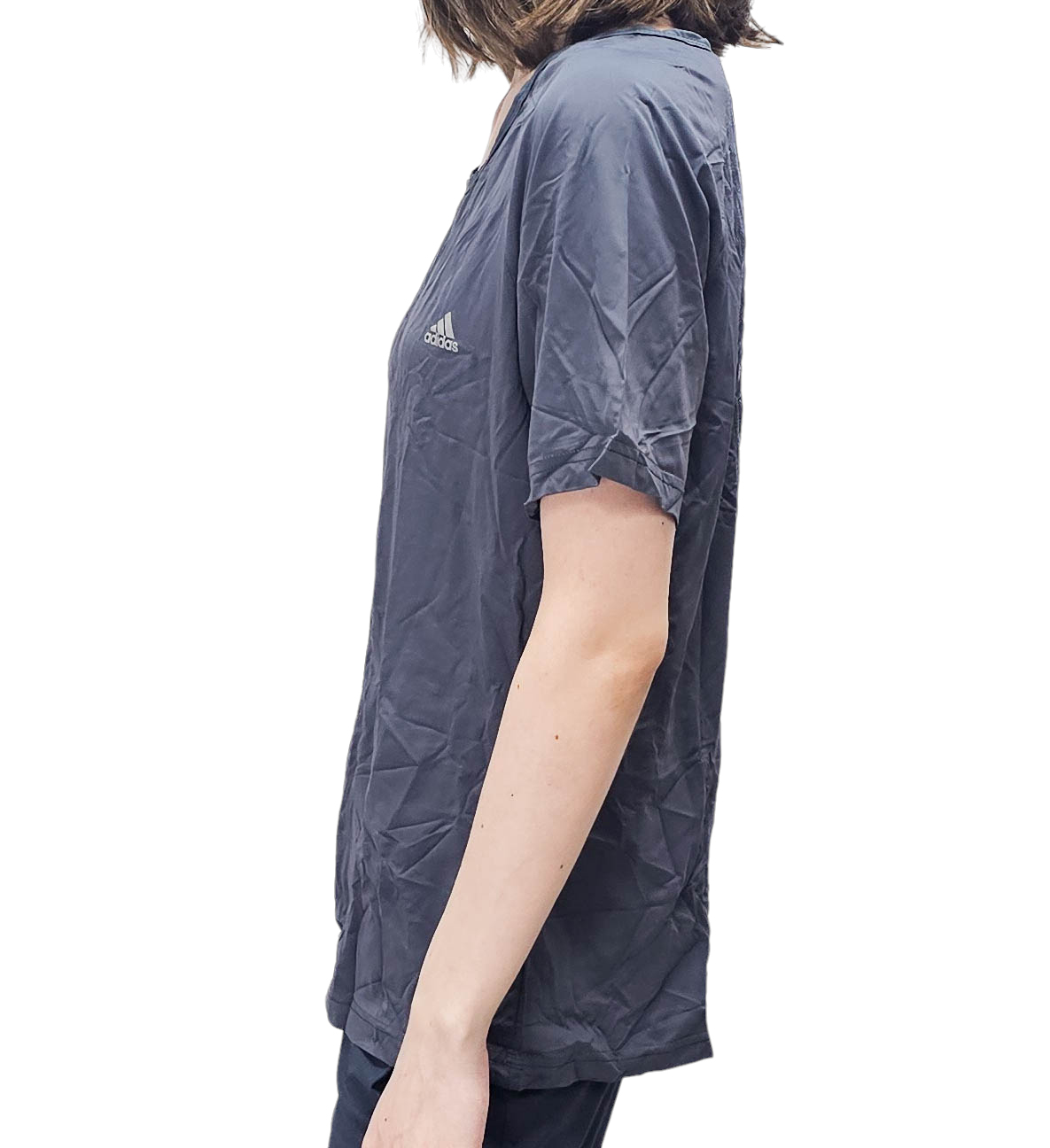 Футболка Adidas 1208 SBW3LSL TEE Серый — изображение 2