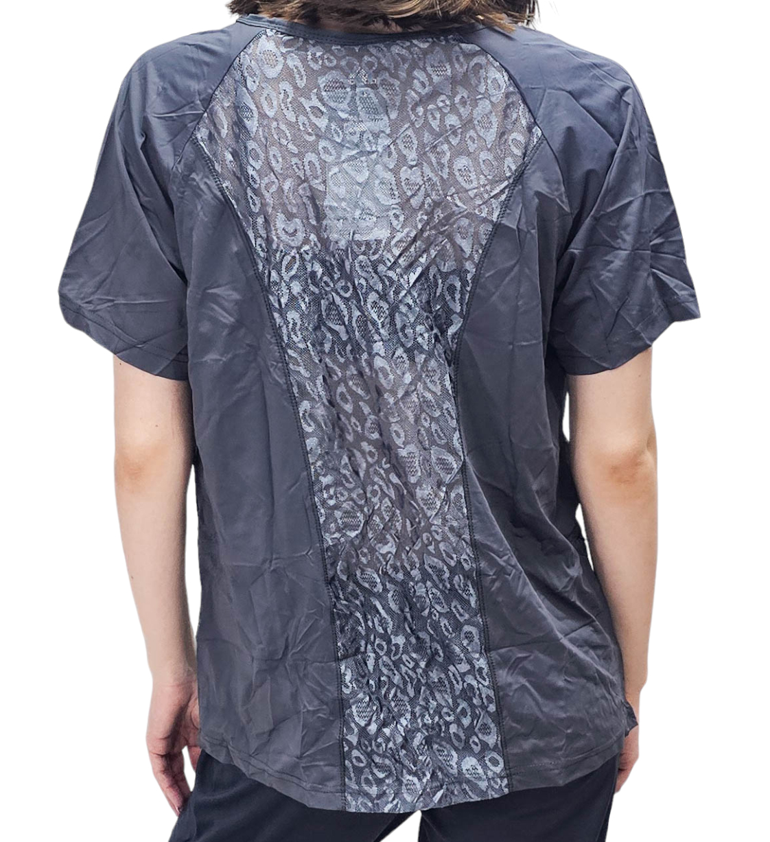 Футболка Adidas 1208 SBW3LSL TEE Серый — изображение 3