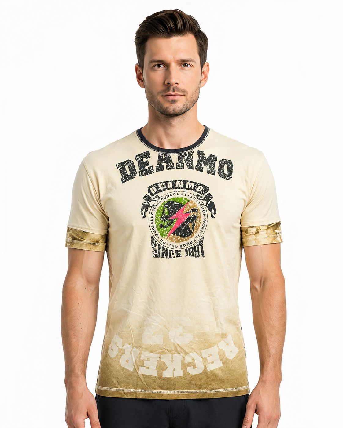Футболка Deanmo 048710 Бежевый