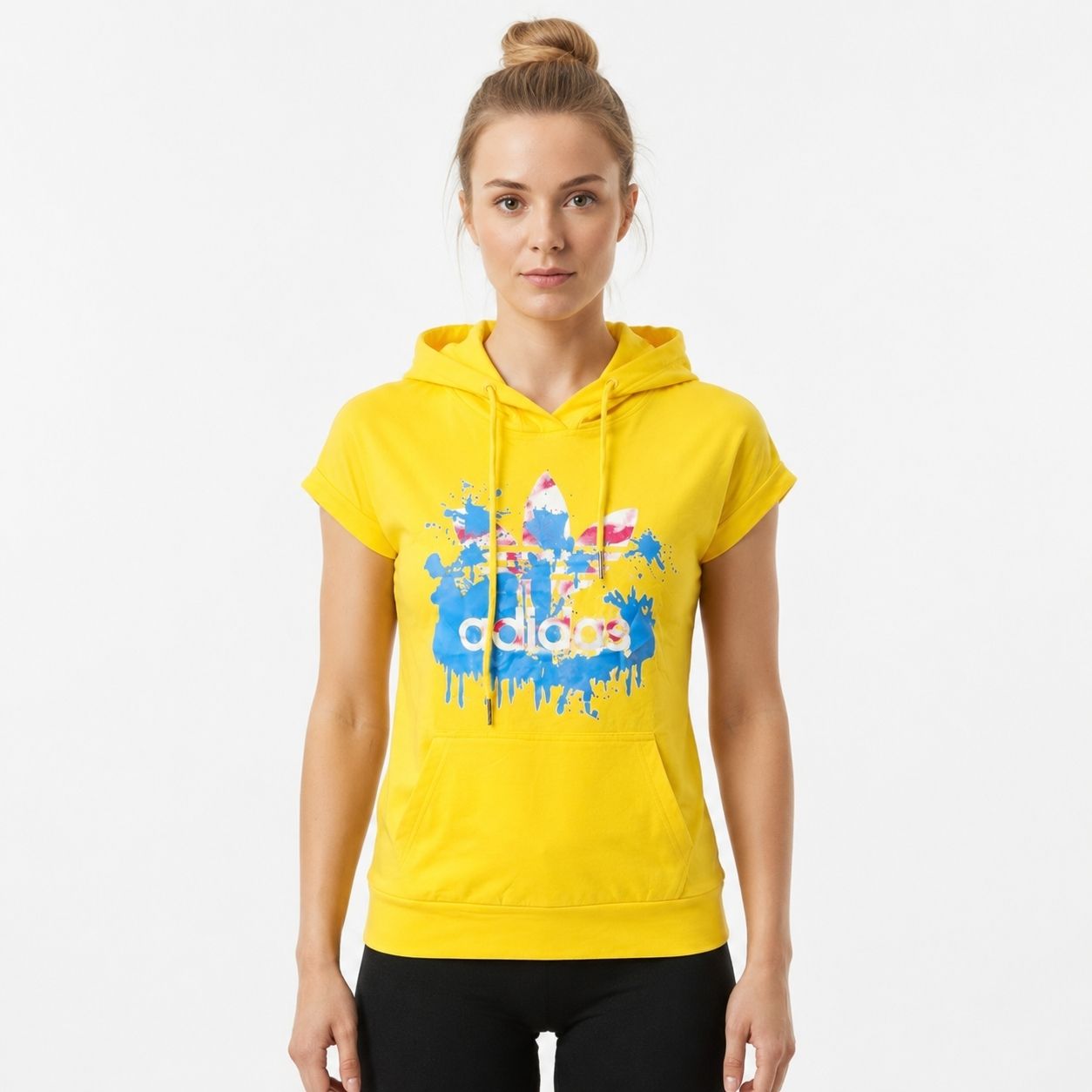 Футболка с капюшоном Adidas 8062 Желтый