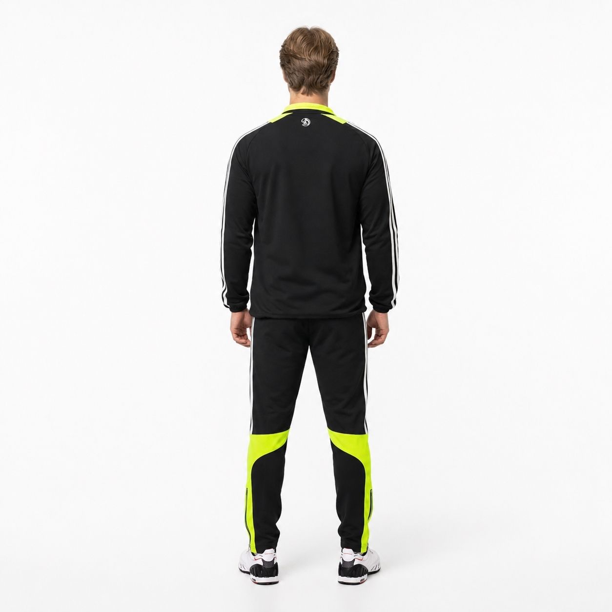 Спортивный костюм Adidas 6591 Черный/Зеленый — изображение 2