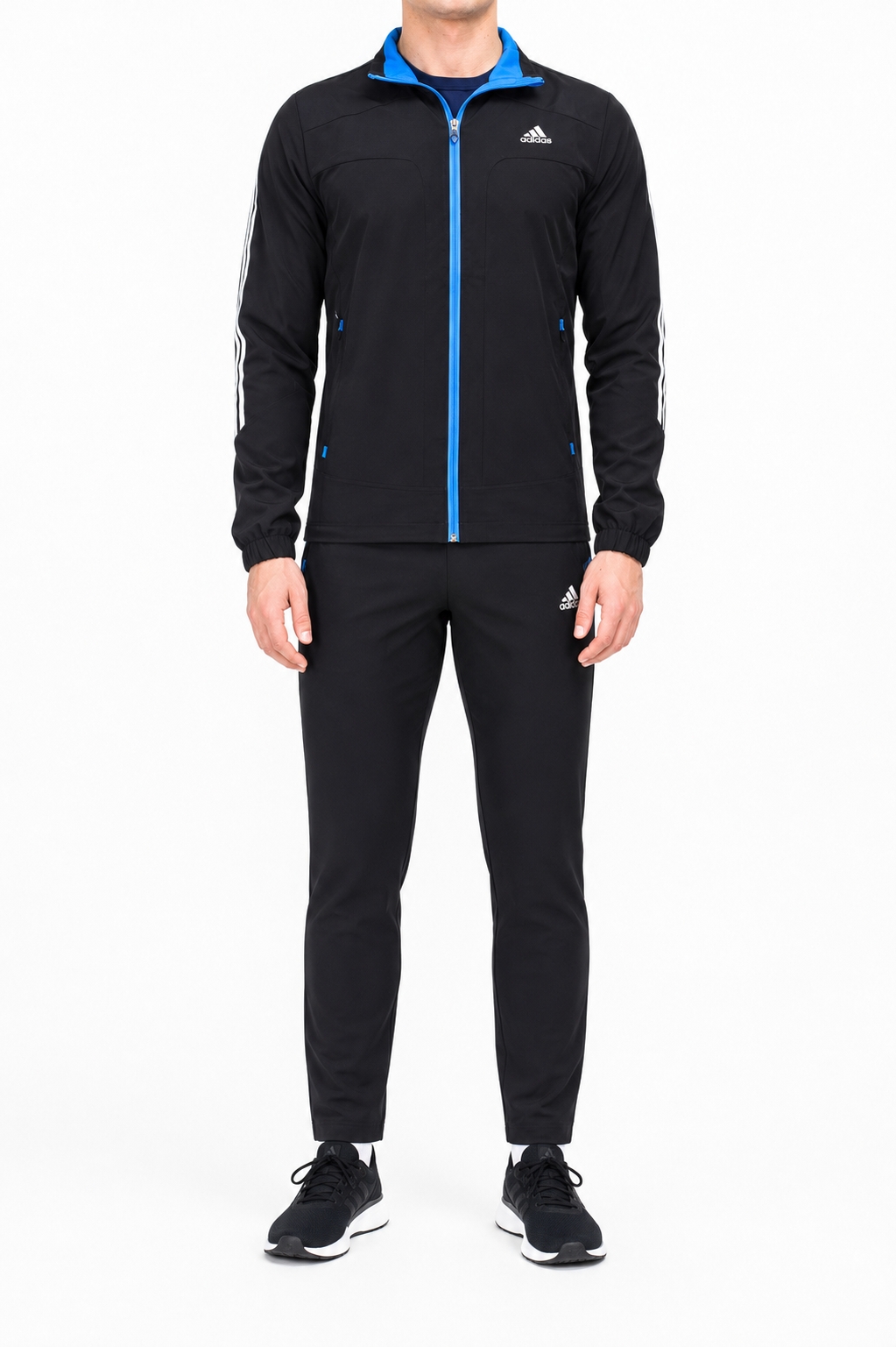 Спортивный костюм Adidas A1432 Черный/Синий