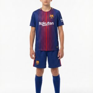Футбольная форма детская FC Barcelona 17/18 Домашняя Синий/Красный