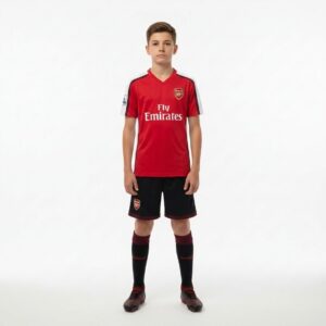 Футбольная форма детская Zhong Jian FC Arsenal 09/10 Домашняя Красный/Белый