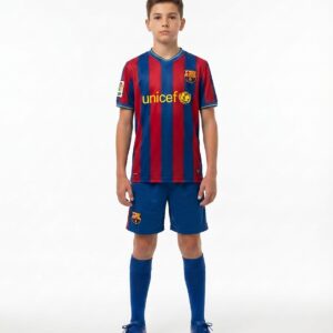 Футбольная форма детская 9804 FC Barcelona 09/10 Домашняя Синий/Красный