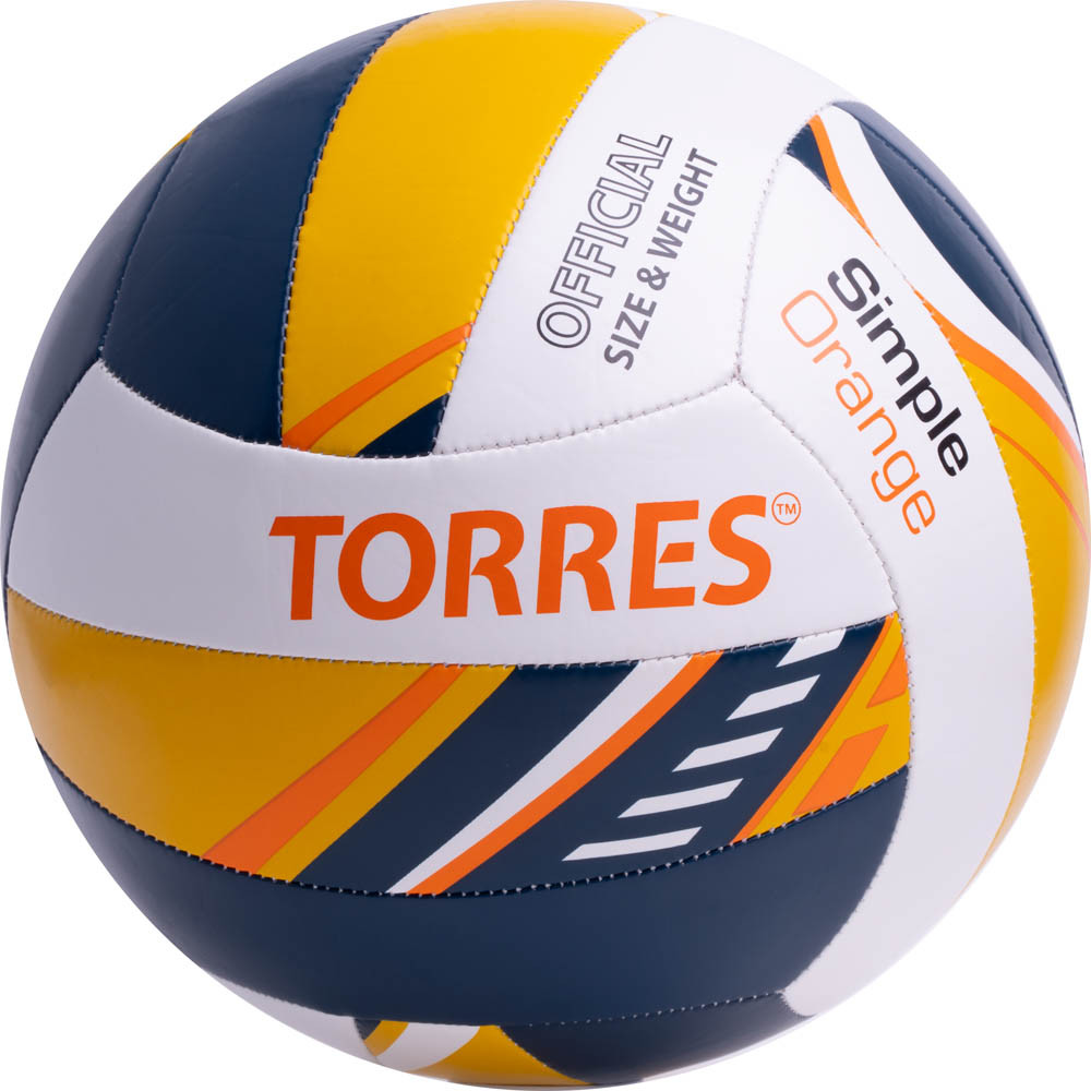 Мяч волейбольный TORRES Simple Orange V323125 р.5