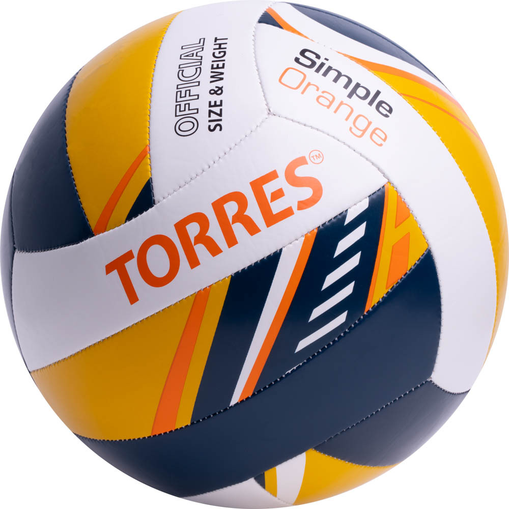 Мяч волейбольный TORRES Simple Orange V323125 р.5 — изображение 2