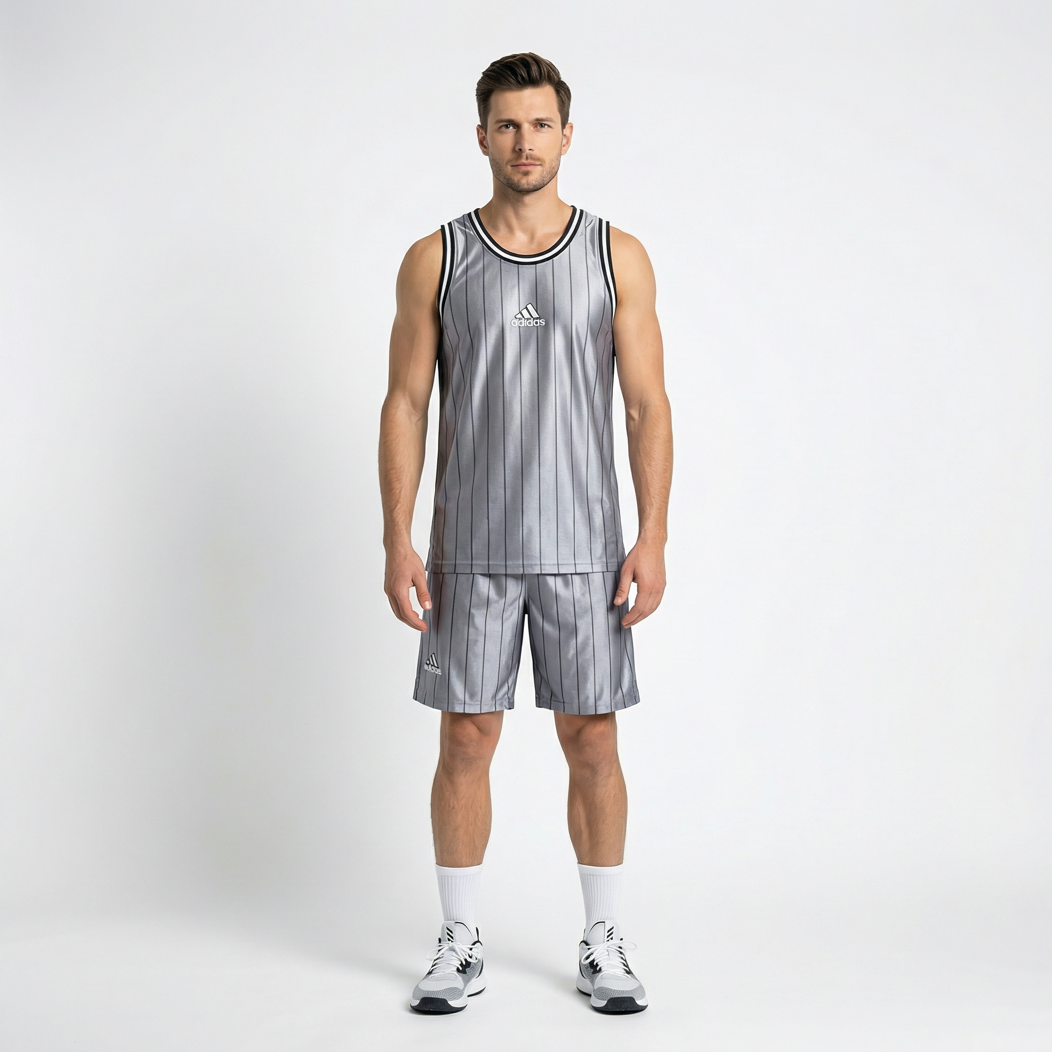 Баскетбольная форма Adidas Серый