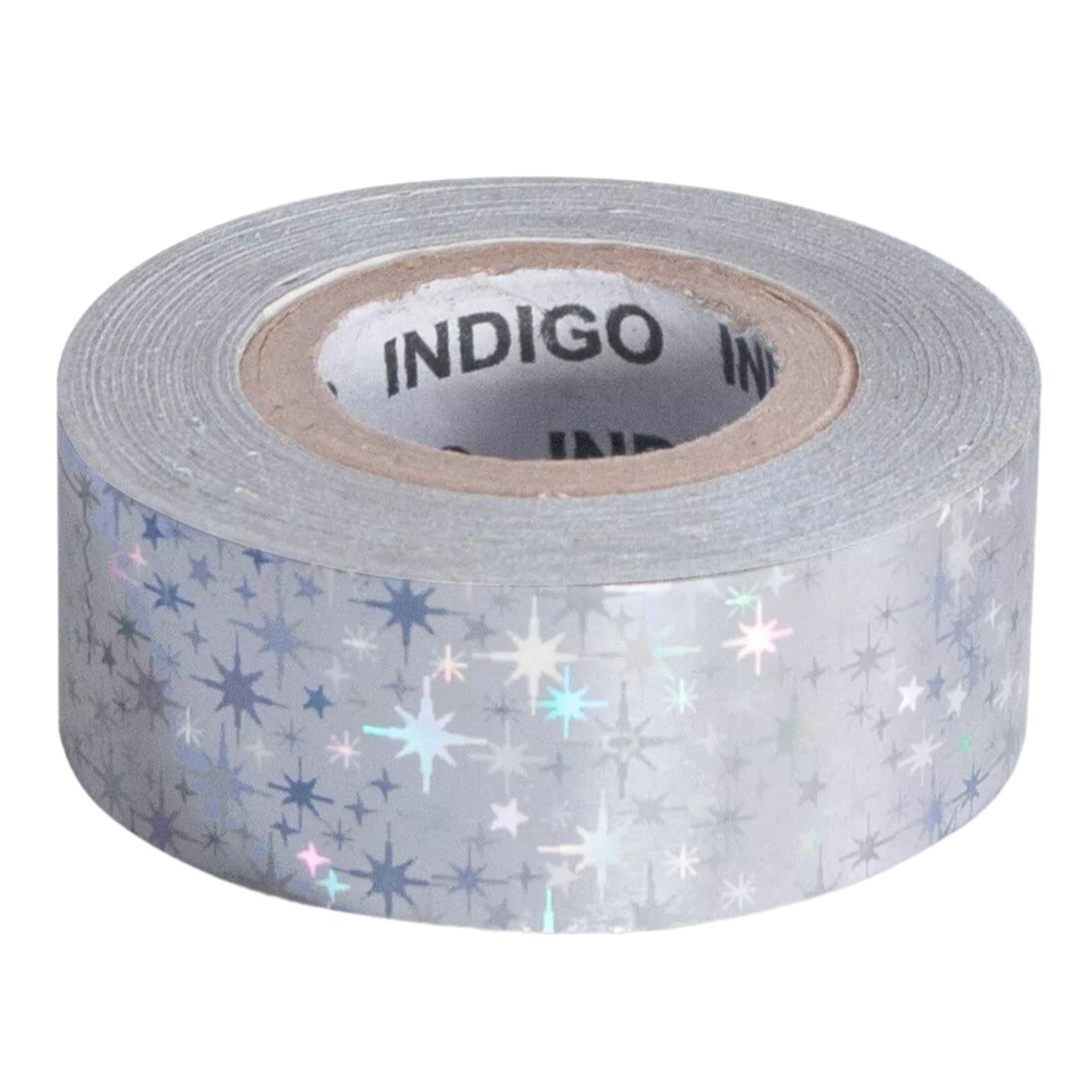 Обмотка для обруча 20мм*14м INDIGO IN380-SIL Stars Серебристый