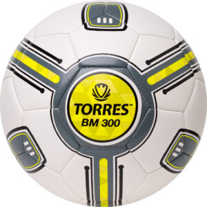 Мяч футбольный TORRES BM300 Р.5 Белый/Желтый