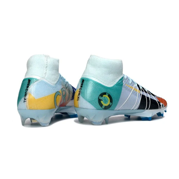 Бутсы высокие Nike CR7 Mercurial Разноцветный — изображение 5