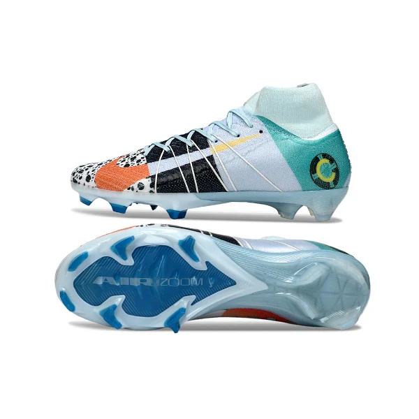 Бутсы высокие Nike CR7 Mercurial Разноцветный — изображение 6