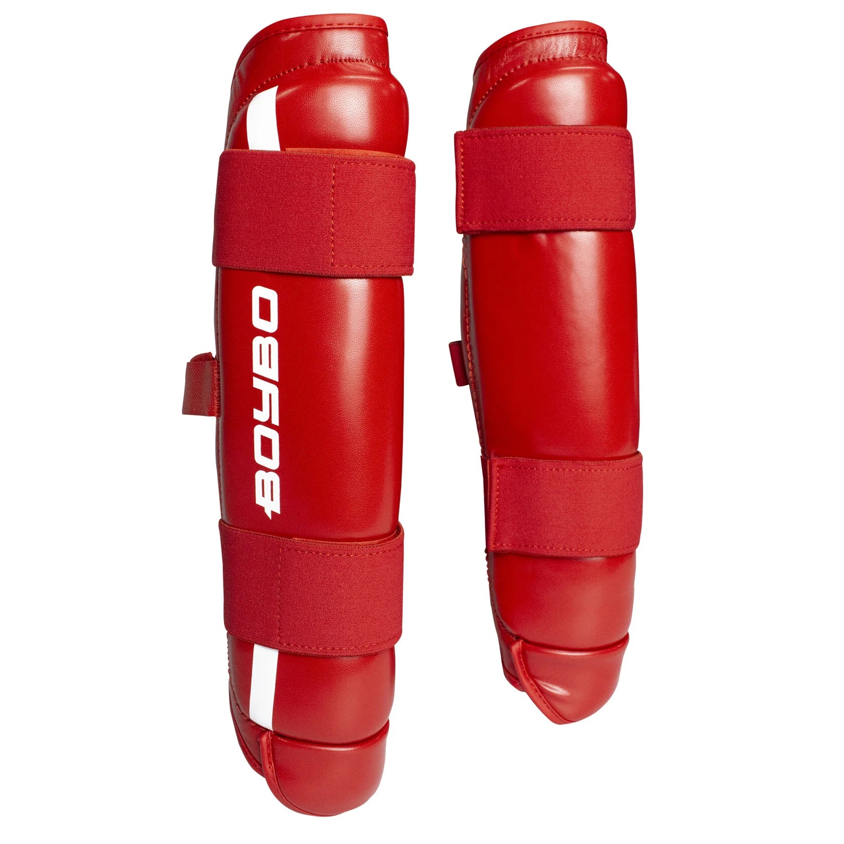 Защита голени BoyBo KNOCK OUT IK-35 ФКР красная