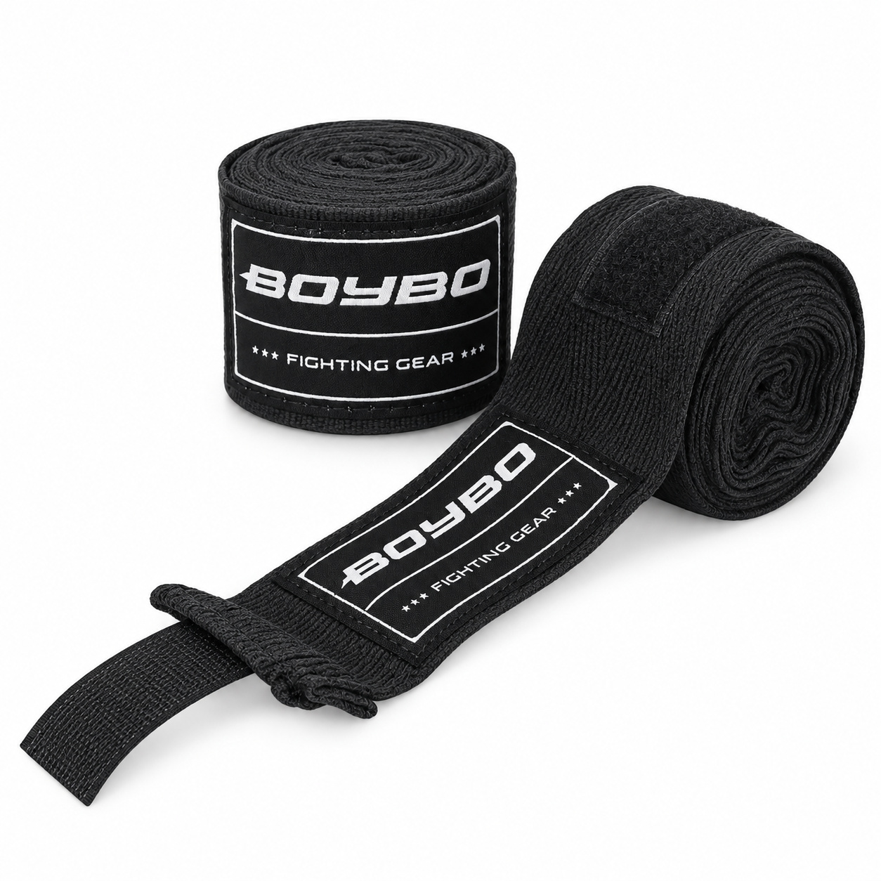 Бинты эластичные BoyBo BB2002-30 4.5м черные